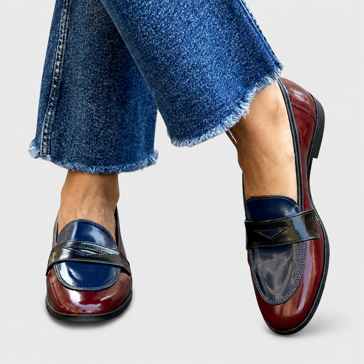 Claudia | Loaferit Kontrastilla