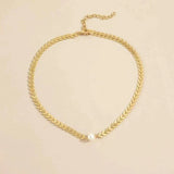 Collar griego con perla en oro