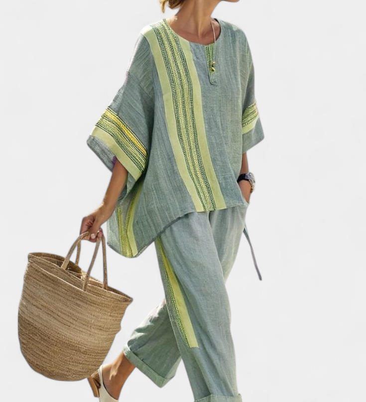 Lorena | Pellava-bambusetti Boho-tyyliin