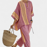 Lorena | Pellava-bambusetti Boho-tyyliin