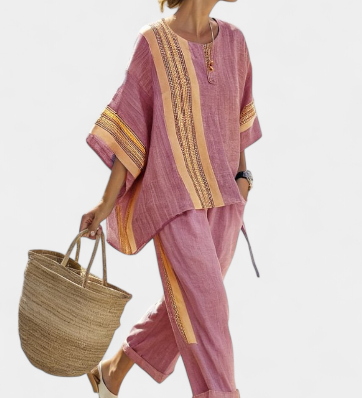 Lorena | Pellava-bambusetti Boho-tyyliin